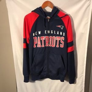 New England Patriots mens size M hooded sweatshirt